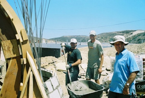 James Hubbell with Crew in Tijuana