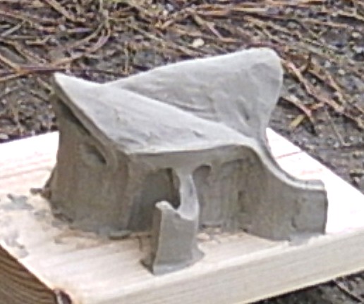 Model of top floor of Bathroom