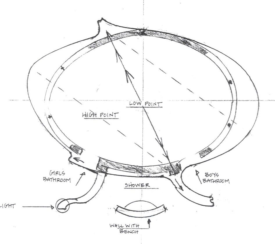 Floor Plan Second Floor Colegio La Esperanza Bathroom